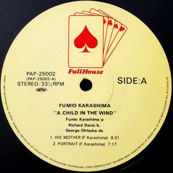 CD Fumio Karashima: Child In The Wind