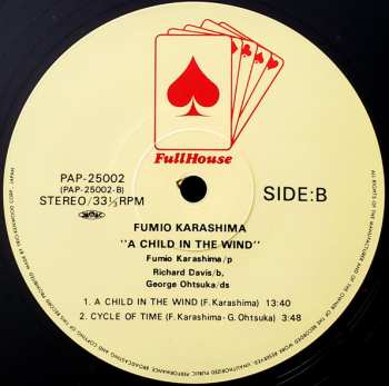 CD Fumio Karashima: Child In The Wind
