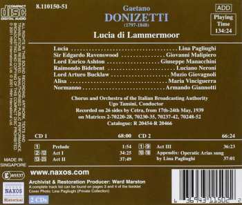 2CD Gaetano Donizetti: Lucia Di Lammermoor