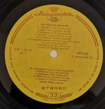 2LP/Coffret Gábor Lehotka: Old Hungarian Organs