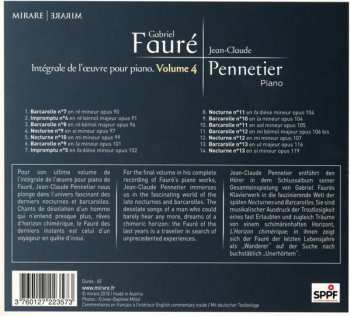 CD Gabriel Fauré: Intégrale de L'œuvre Pour Piano, Vol. 4