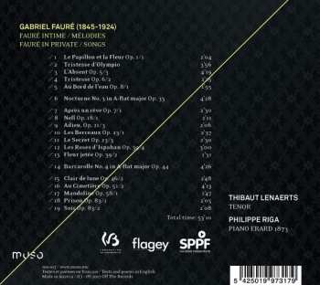CD Gabriel Fauré: Mélodies