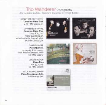 CD Gabriel Fauré: Trios Avec Piano