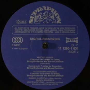 Album Antonio Vivaldi: Oboe Recorder Concertos