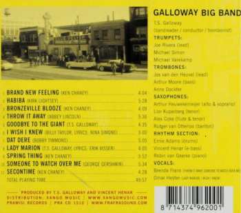 CD Galloway Big Band: Bronzeville 