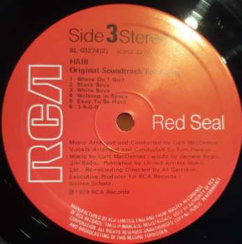 2LP Galt MacDermot: Hair (Original Soundtrack Recording)