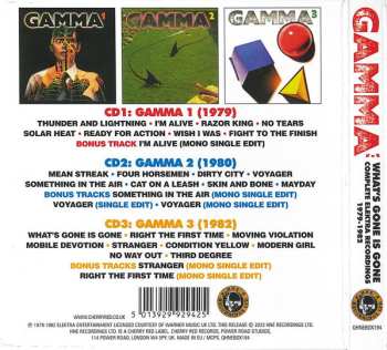 3CD/Coffret Gamma: What's Gone Is Gone (Complete Elektra Recordings 1979-1982)