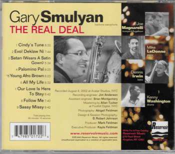 CD Gary Smulyan: The Real Deal
