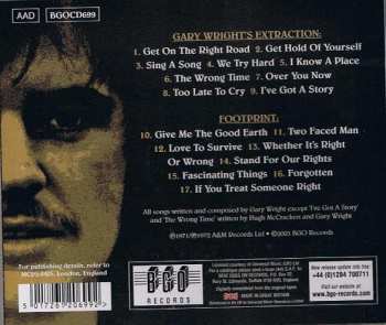 CD Gary Wright: Gary Wright's Extraction/Footprint