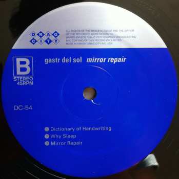 LP Gastr Del Sol: Mirror Repair