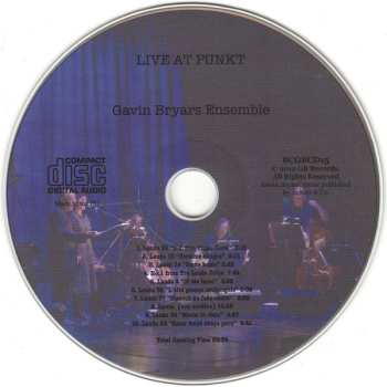 CD Gavin Bryars Ensemble: Live At Punkt