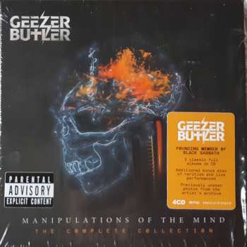 4CD/Coffret Geezer Butler: Manipulations Of The Mind (The Complete Collection)