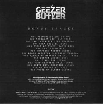 4CD/Coffret Geezer Butler: Manipulations Of The Mind (The Complete Collection)