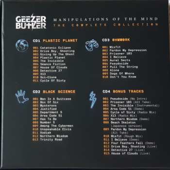 4CD/Coffret Geezer Butler: Manipulations Of The Mind (The Complete Collection)