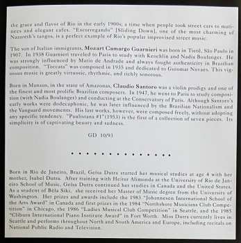CD Geísa Dutra: Brazilian & Spanish Piano Works
