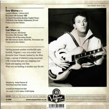 SP Gene Vincent & His Blue Caps: Say Mama / Cat Man