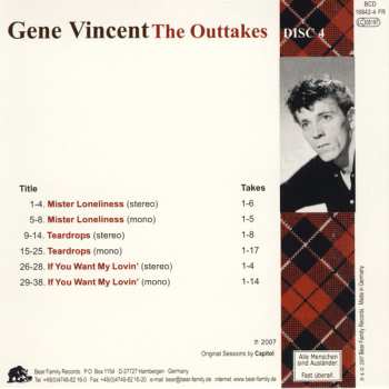 6CD/Coffret Gene Vincent: The Outtakes