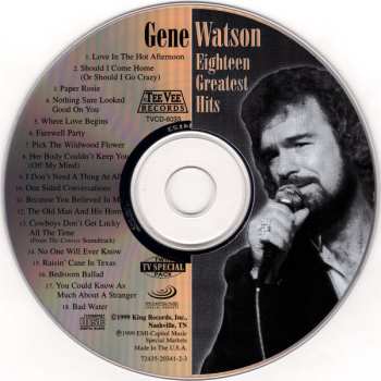 CD Gene Watson: Eighteen Greatest Hits