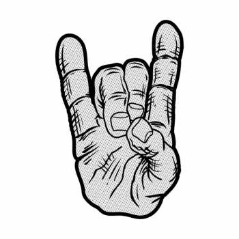 Merch Generic Patches: Décoration Devil Horns 