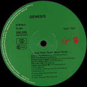 LP Genesis: ... And Then There Were Three...
