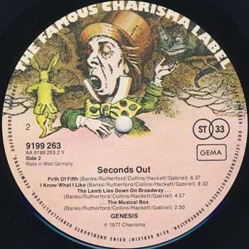 2LP Genesis: Seconds Out
