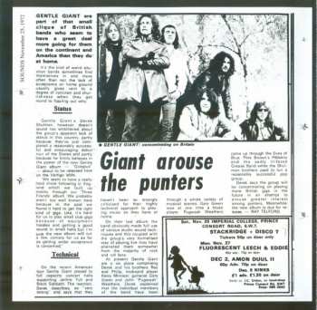 CD Gentle Giant: Live In Santa Monica 1975