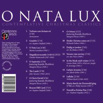 CD Gentlemen Singers: O Nata Lux (Contemplative Christmas Classics)