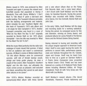 CD Geoff Muldaur: Is Having A Wonderful Time / Motion