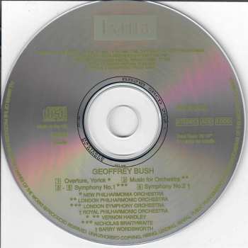 CD The London Symphony Orchestra: Overture, Yorick / Music For Orchestra / Symphonies 1 & 2