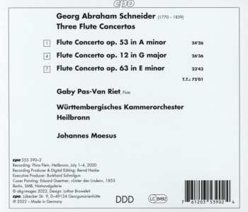 CD Württembergisches Kammerorchester: Three Flute Concertos