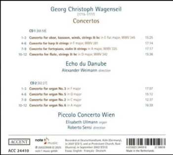 2CD Echo Du Danube: Concertos