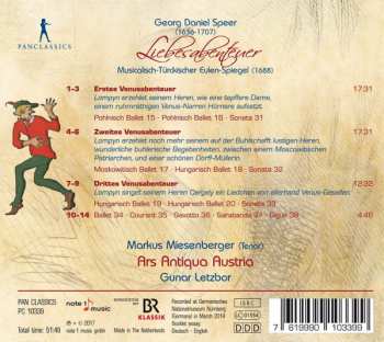 CD Ars Antiqua Austria: Liebesabenteuer
