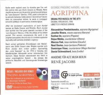 3CD/DVD/Coffret Georg Friedrich Händel: Agrippina