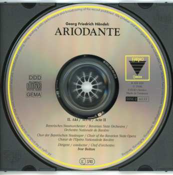 3CD/Coffret Georg Friedrich Händel: Ariodante