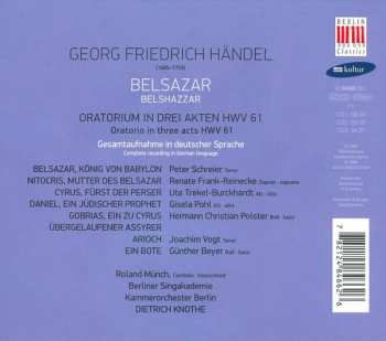 3CD/Coffret Georg Friedrich Händel: Belsazar = Belshazzar