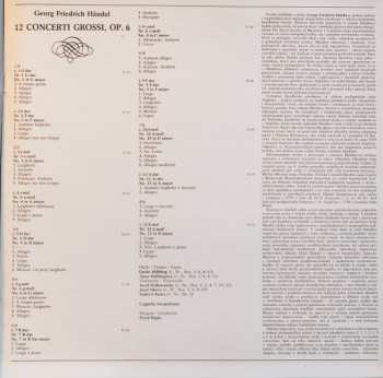 4LP/Coffret Georg Friedrich Händel: 12 Concerti Grossi, Op.6