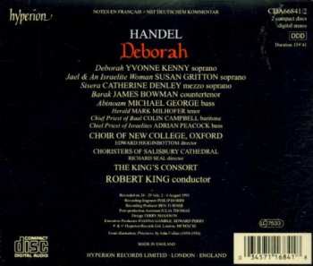 2CD Georg Friedrich Händel: Deborah