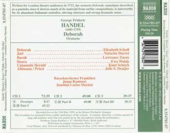 3CD/Coffret Georg Friedrich Händel: Deborah Oratorio