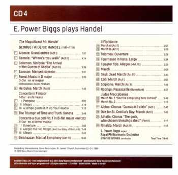 4CD/Coffret The Royal Philharmonic Orchestra: E. Power Biggs Plays Handel - The 16 Organ Concertos And More