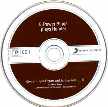 4CD/Coffret The Royal Philharmonic Orchestra: E. Power Biggs Plays Handel - The 16 Organ Concertos And More