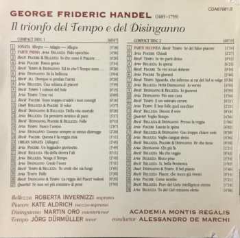 2CD Georg Friedrich Händel: Il Trionfo Del Tempo E Del Disinganno