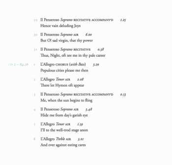 2CD Paul McCreesh: L'Allegro, Il Penseroso Ed Il Moderato (1740)
