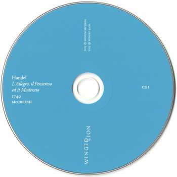 2CD Paul McCreesh: L'Allegro, Il Penseroso Ed Il Moderato (1740)