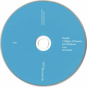 2CD Paul McCreesh: L'Allegro, Il Penseroso Ed Il Moderato (1740)