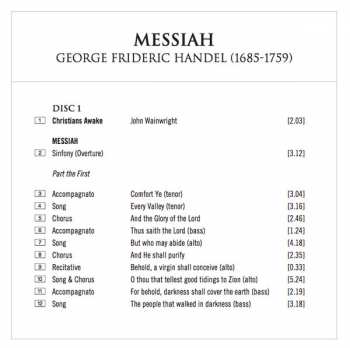 2CD Georg Friedrich Händel: Messiah