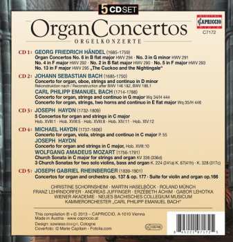 5CD/Coffret Johann Sebastian Bach: Organ Concertos