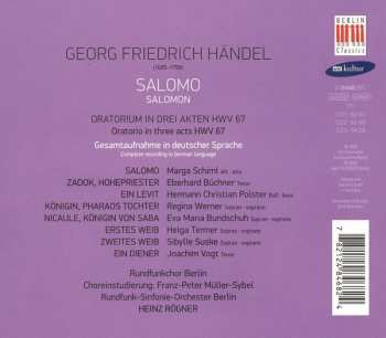3CD/Coffret Georg Friedrich Händel: Salomo = Solomon