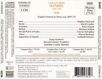 3CD/Coffret Georg Friedrich Händel: Saul