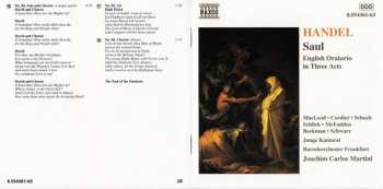 3CD/Coffret Georg Friedrich Händel: Saul