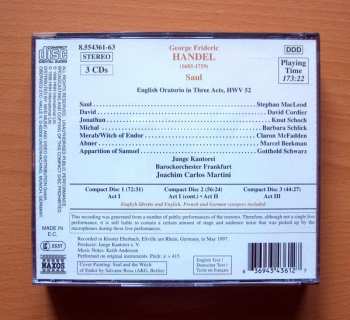 3CD/Coffret Georg Friedrich Händel: Saul